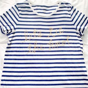 Kate Spade, Lets tie the Knot tee, Size L